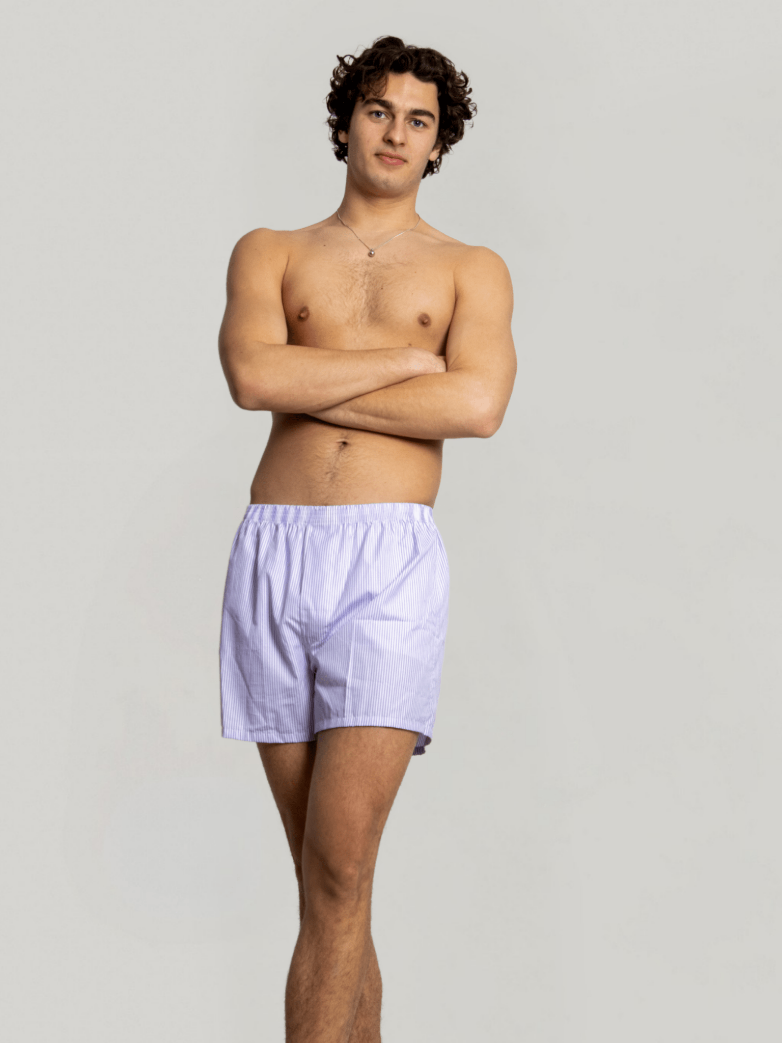 Lilac Pinstripe