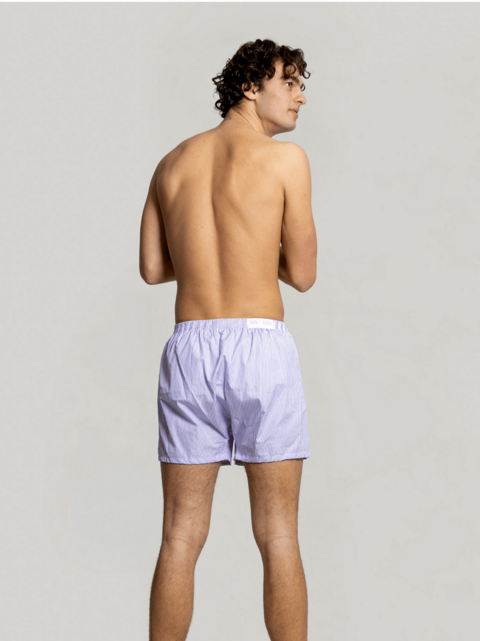 Lilac Pinstripe