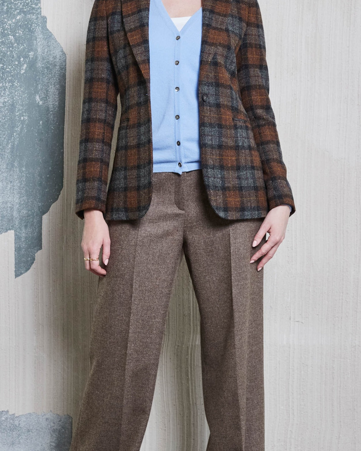 Damen Tweedblazer braun aus Moon Tweed — John Crocket