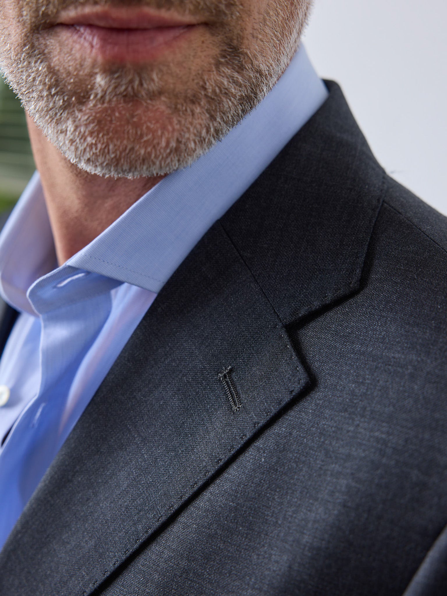 Classic suit with 3-button jacket in dark grey