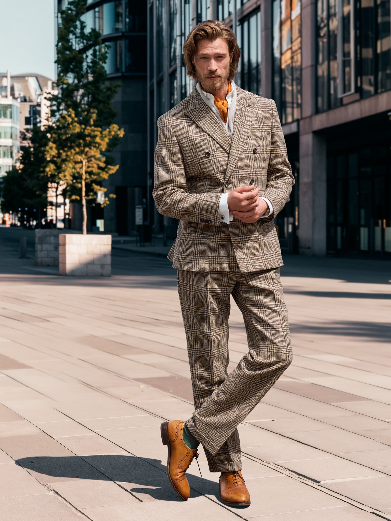 Tweed suit in 3-button Classic from Moon Tweed