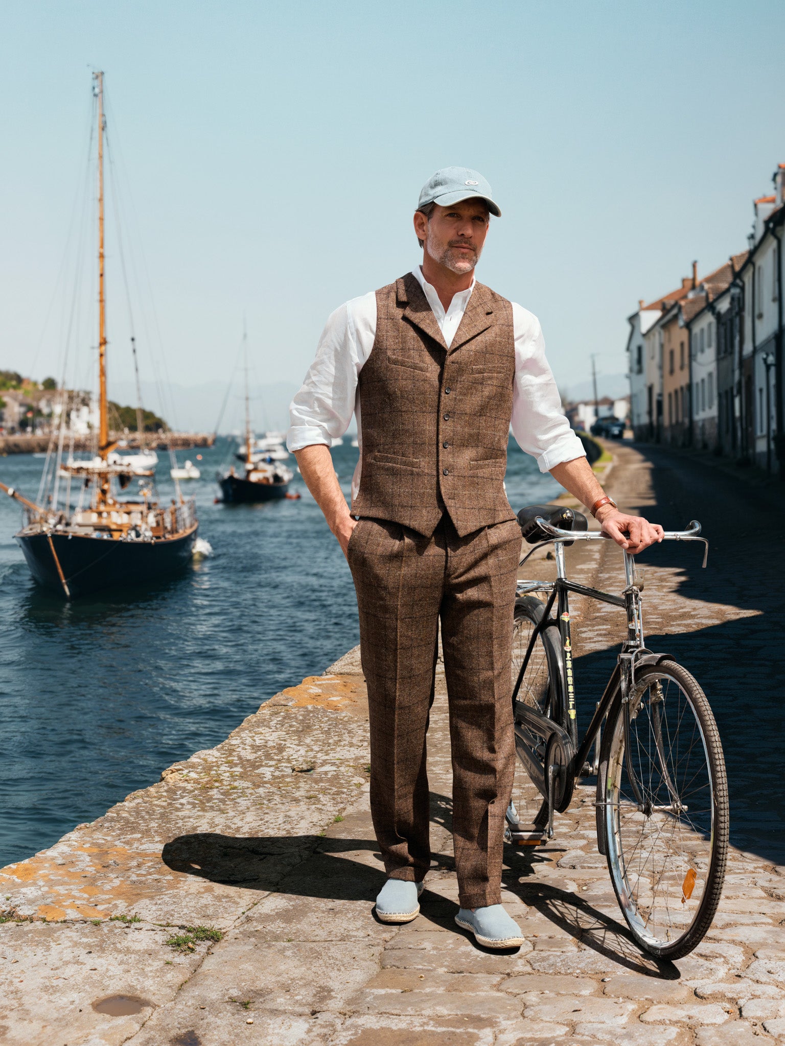 Tweed Suit Three-Piece brown | Moon Tweed