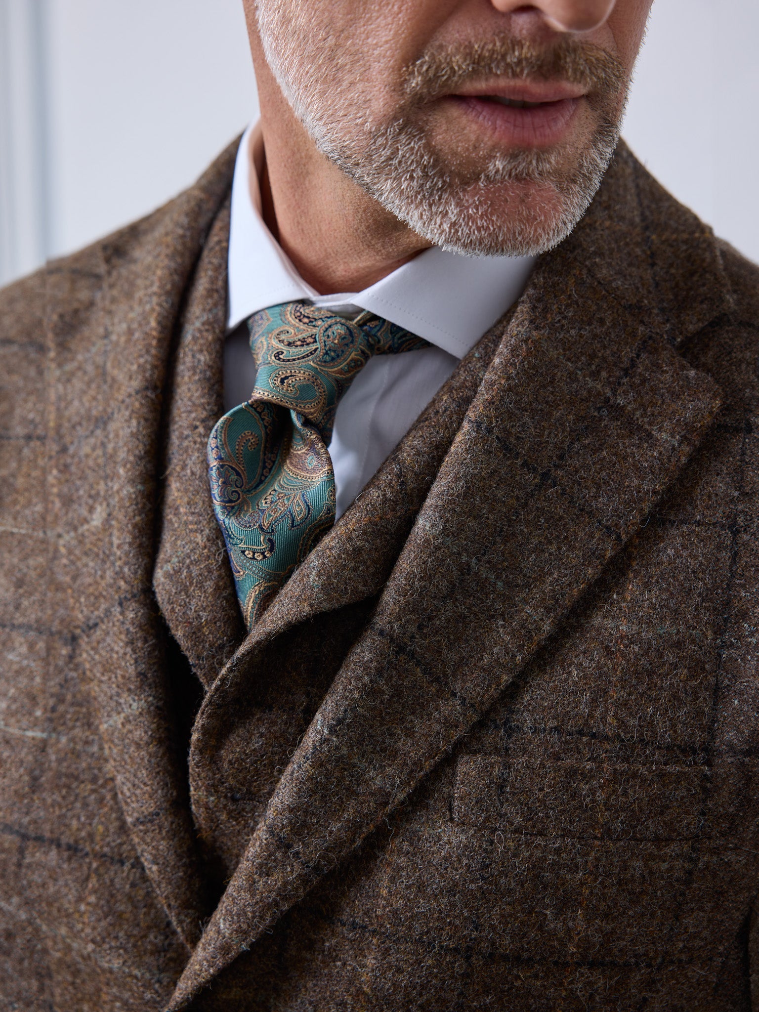 Tweed suit in 3-button Classic from Moon Tweed