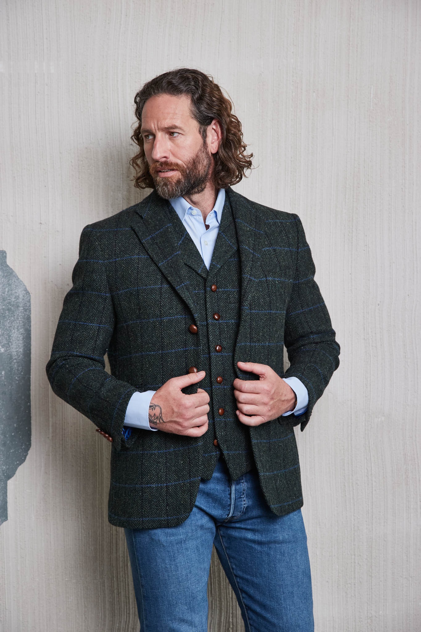 Tweed Jacket in 3-Button Classic from Love Tweed