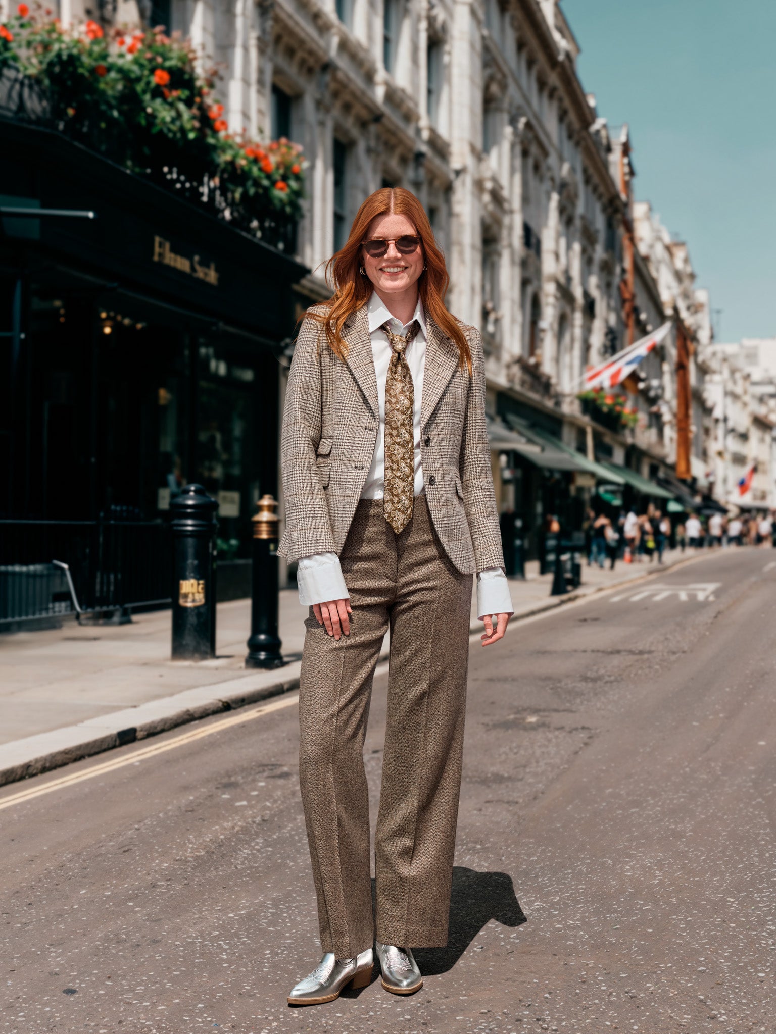 Tweed Blazer in Lovat Tweed