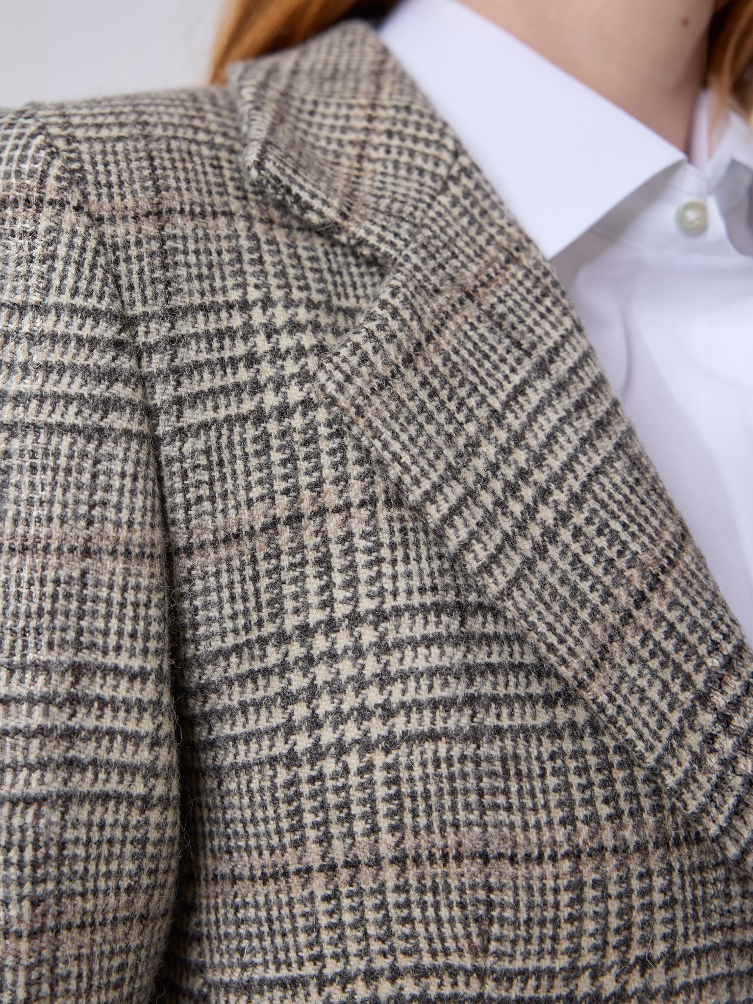 Tweed blazer in lovat tweed