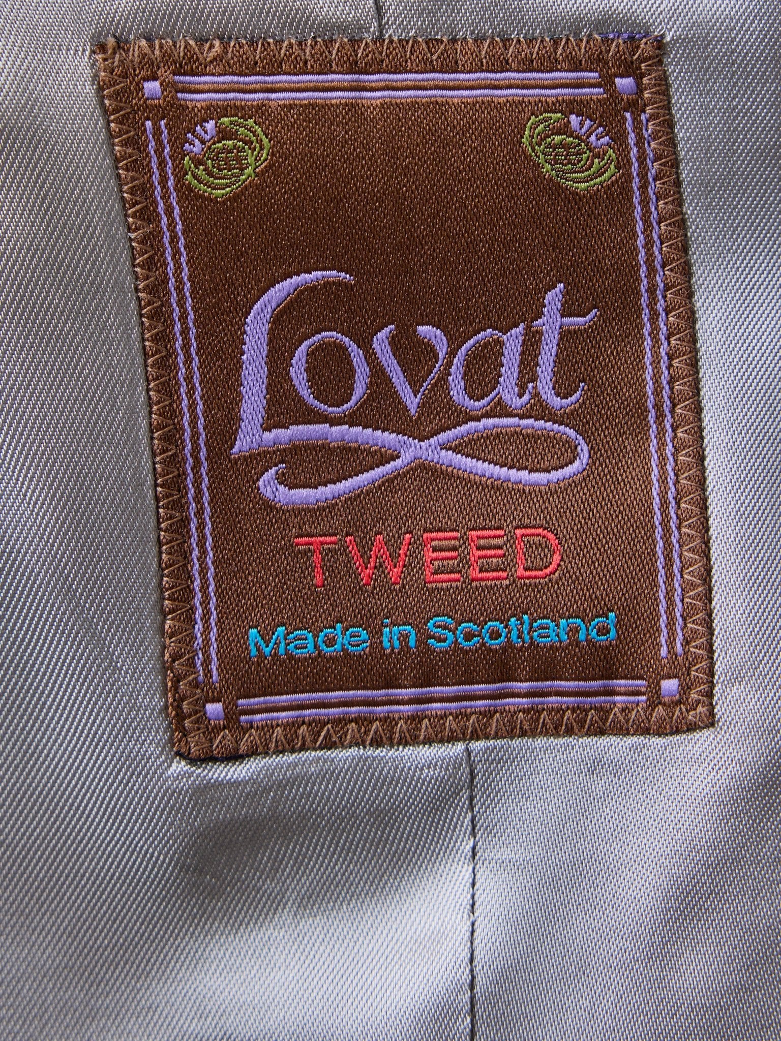 Tweed blazer in lovat tweed