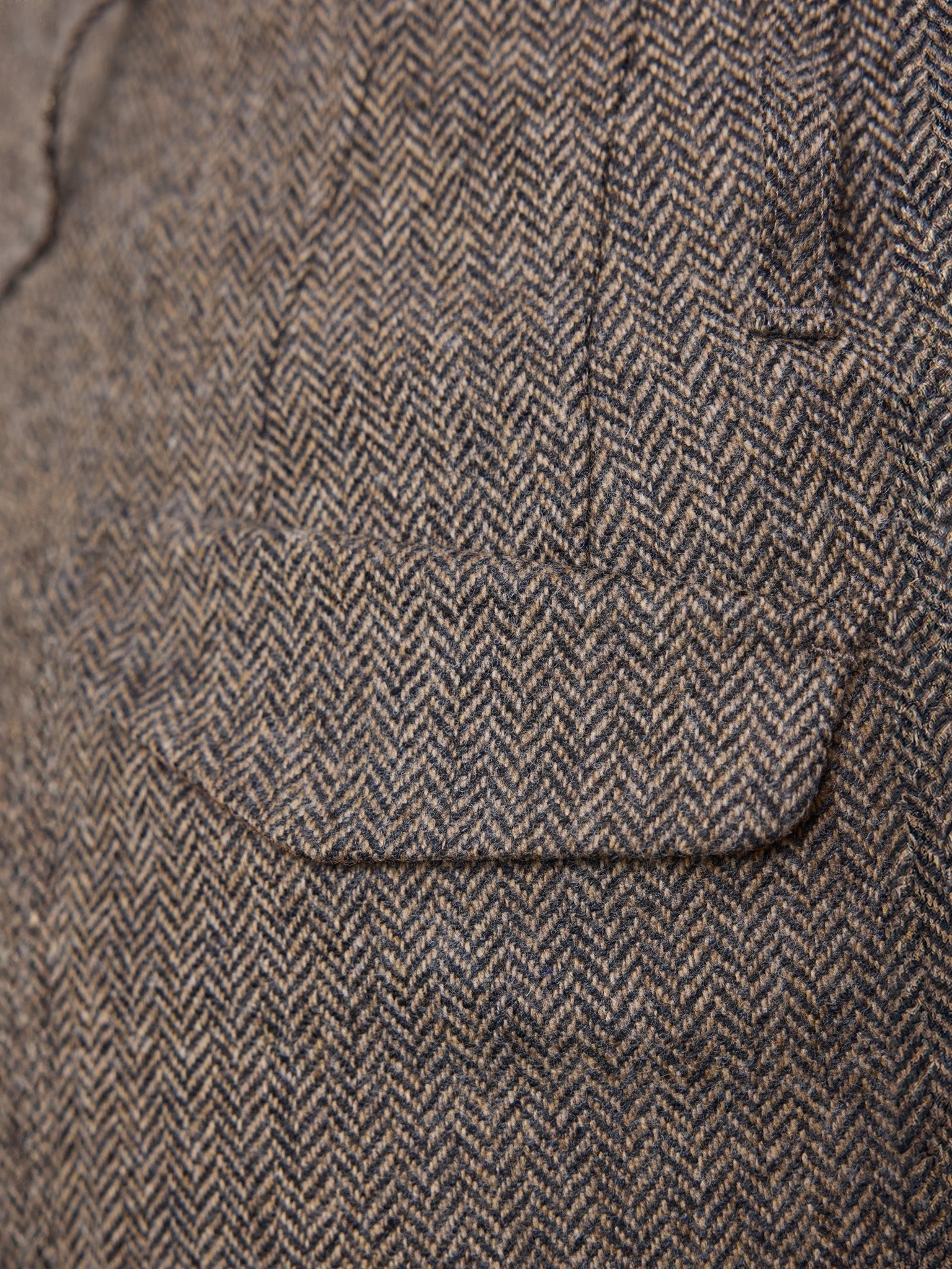 Marlene tweed trousers in brown