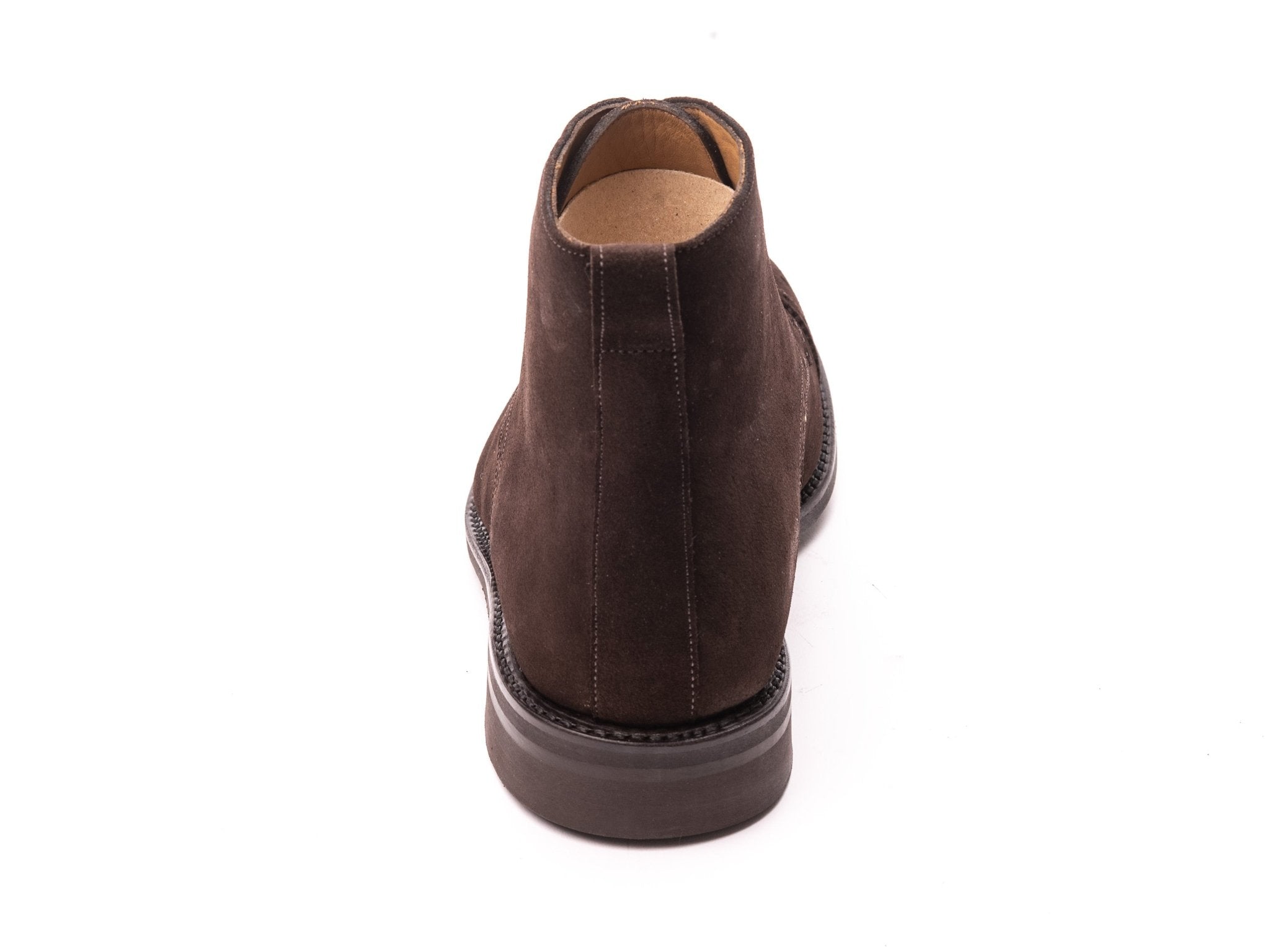 Punched Oxford boots in derby style