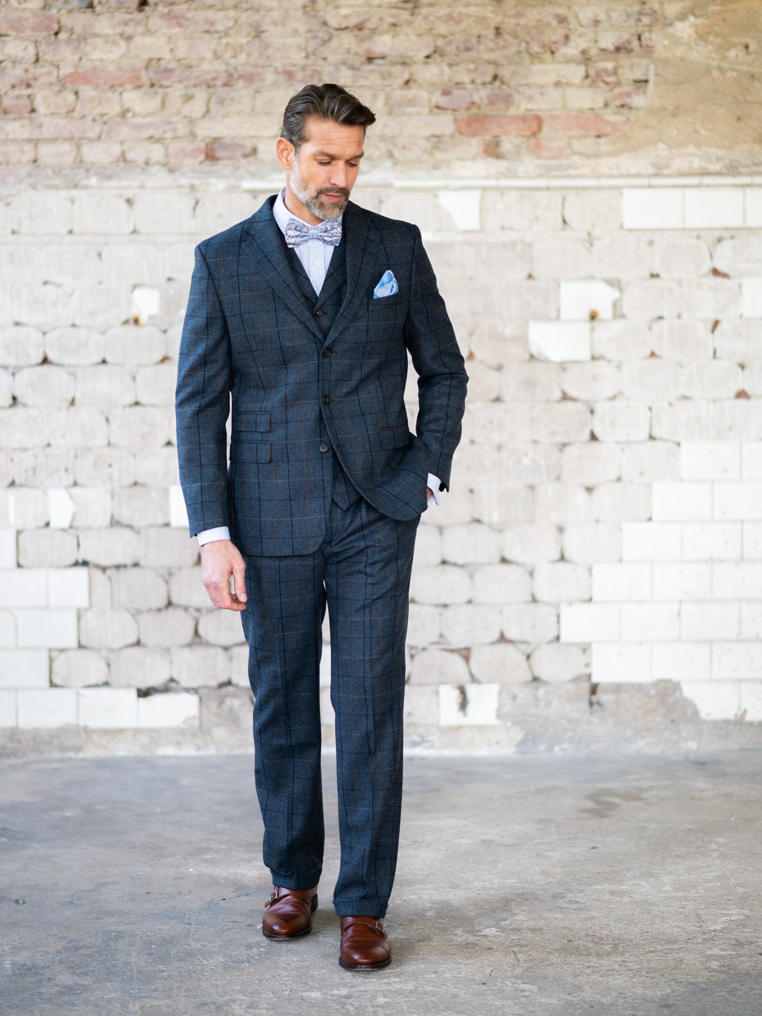 Tweed suit 3-button Classic from Moon Tweed