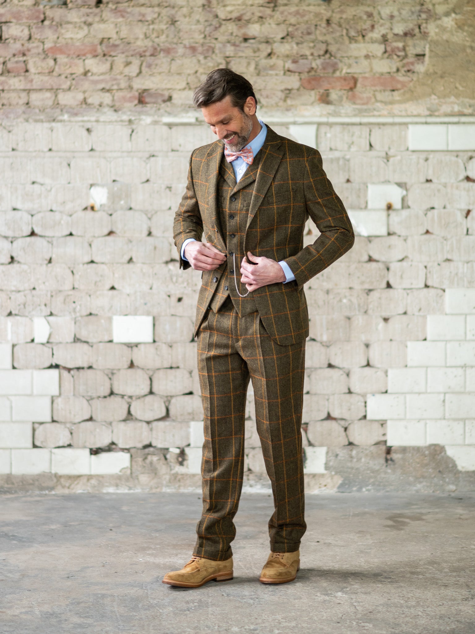 Tweed suit in 3-button Classic from Lovat Tweed