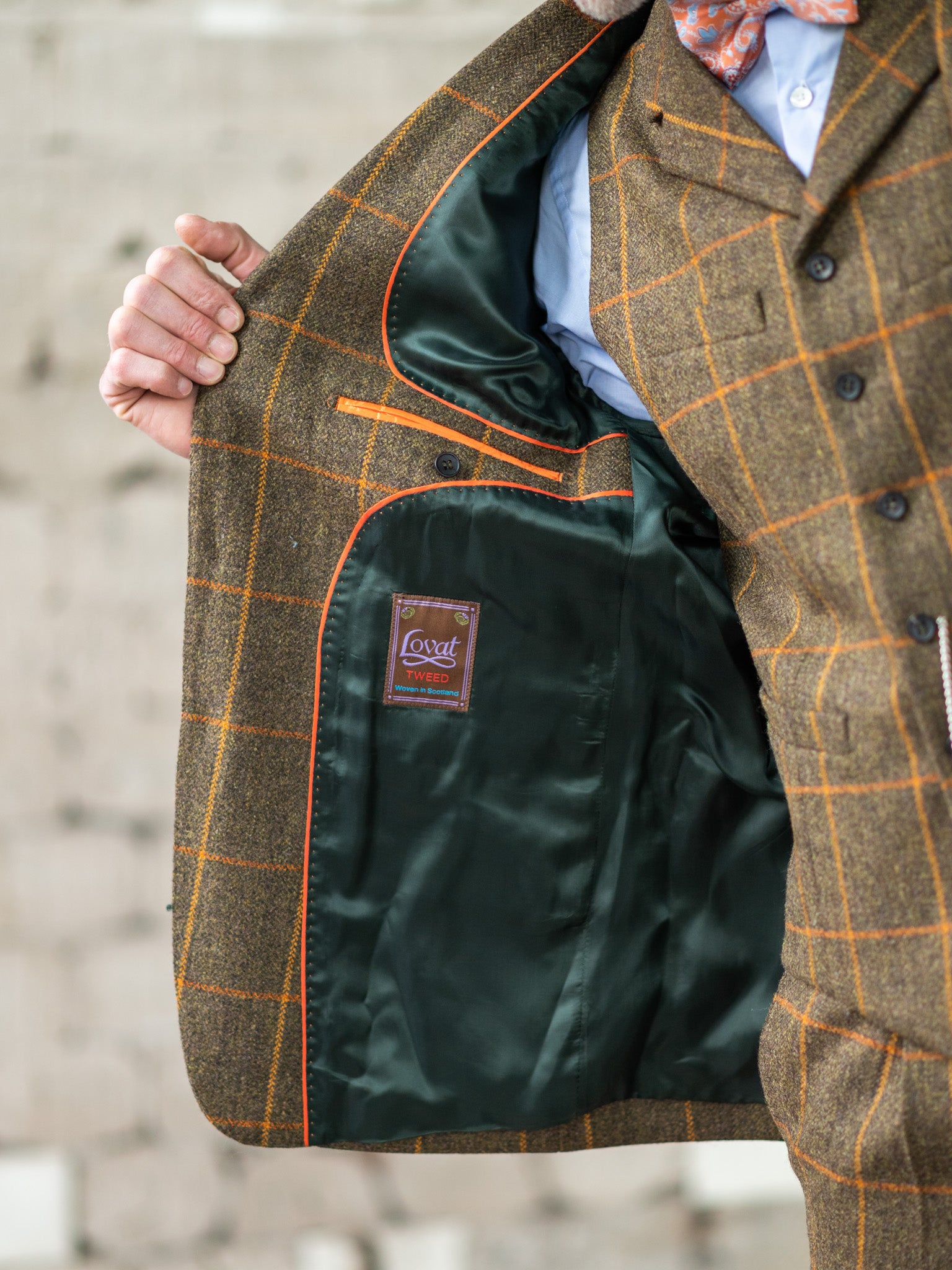 Tweed suit in 3-button Classic from Lovat Tweed