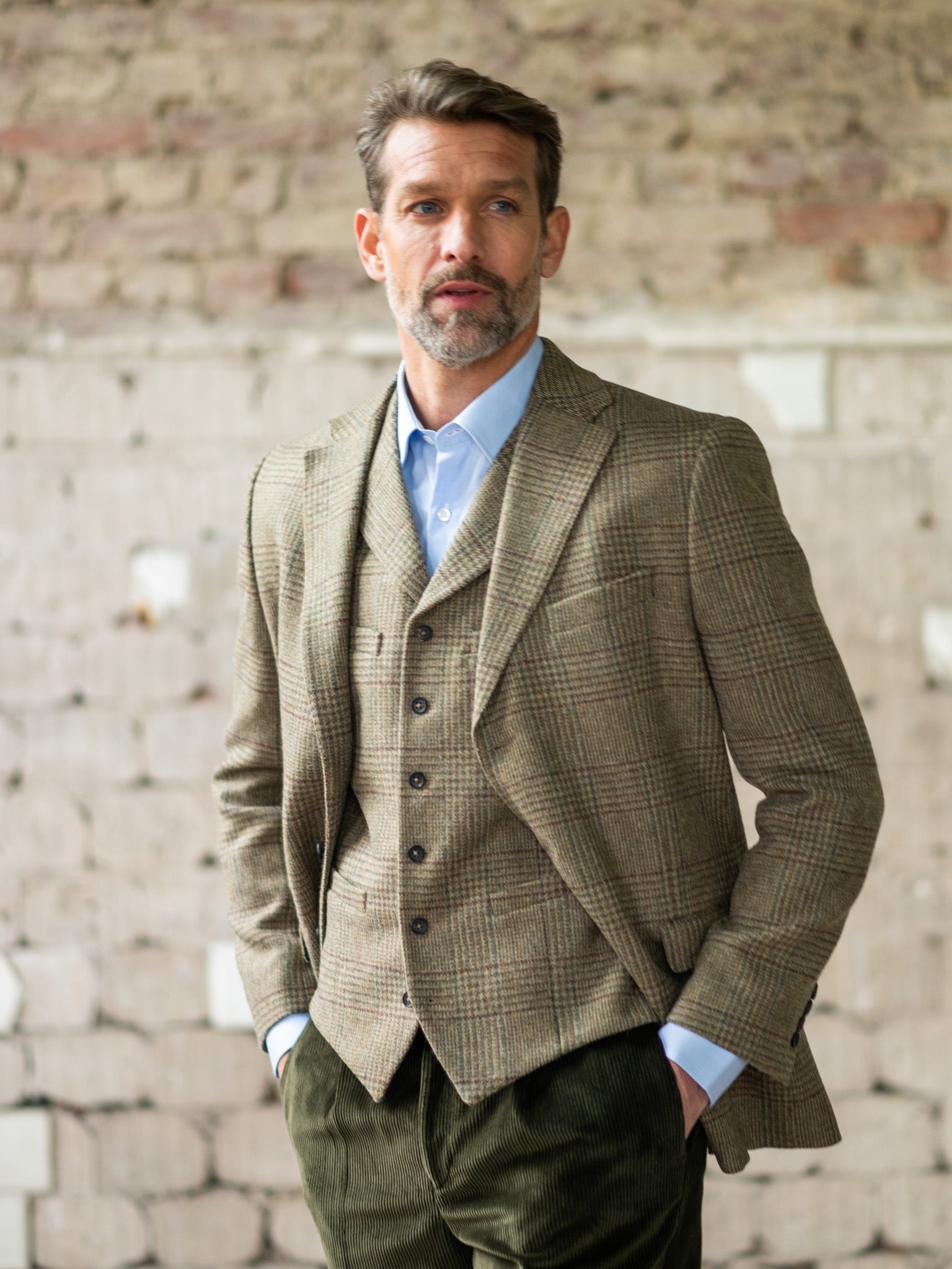 Tweed suit in 3-button Classic from Lovat Tweed