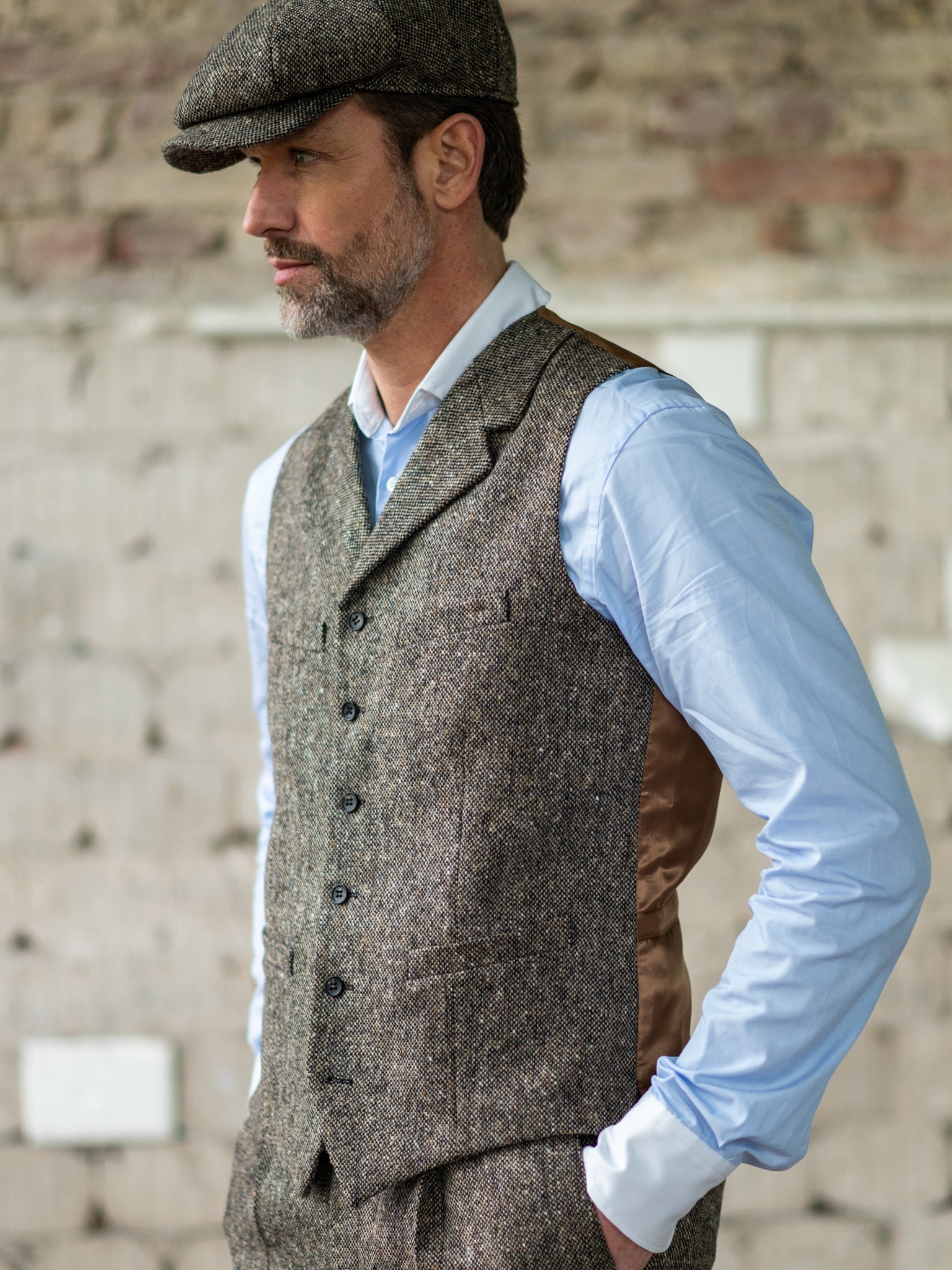 Tweed suit 3-button Classic from John Hanly Tweed
