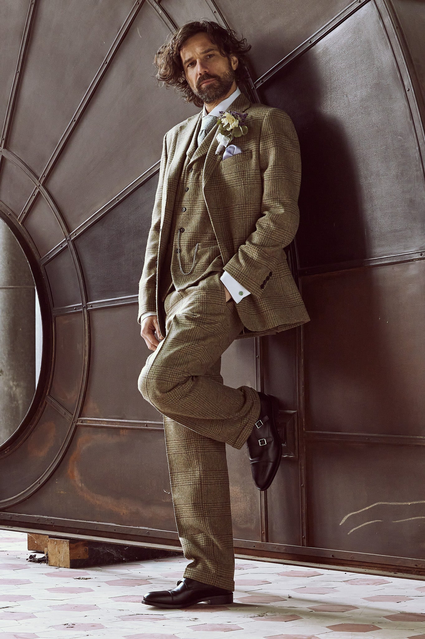 Tweed suit in 3-button Classic from Lovat Tweed