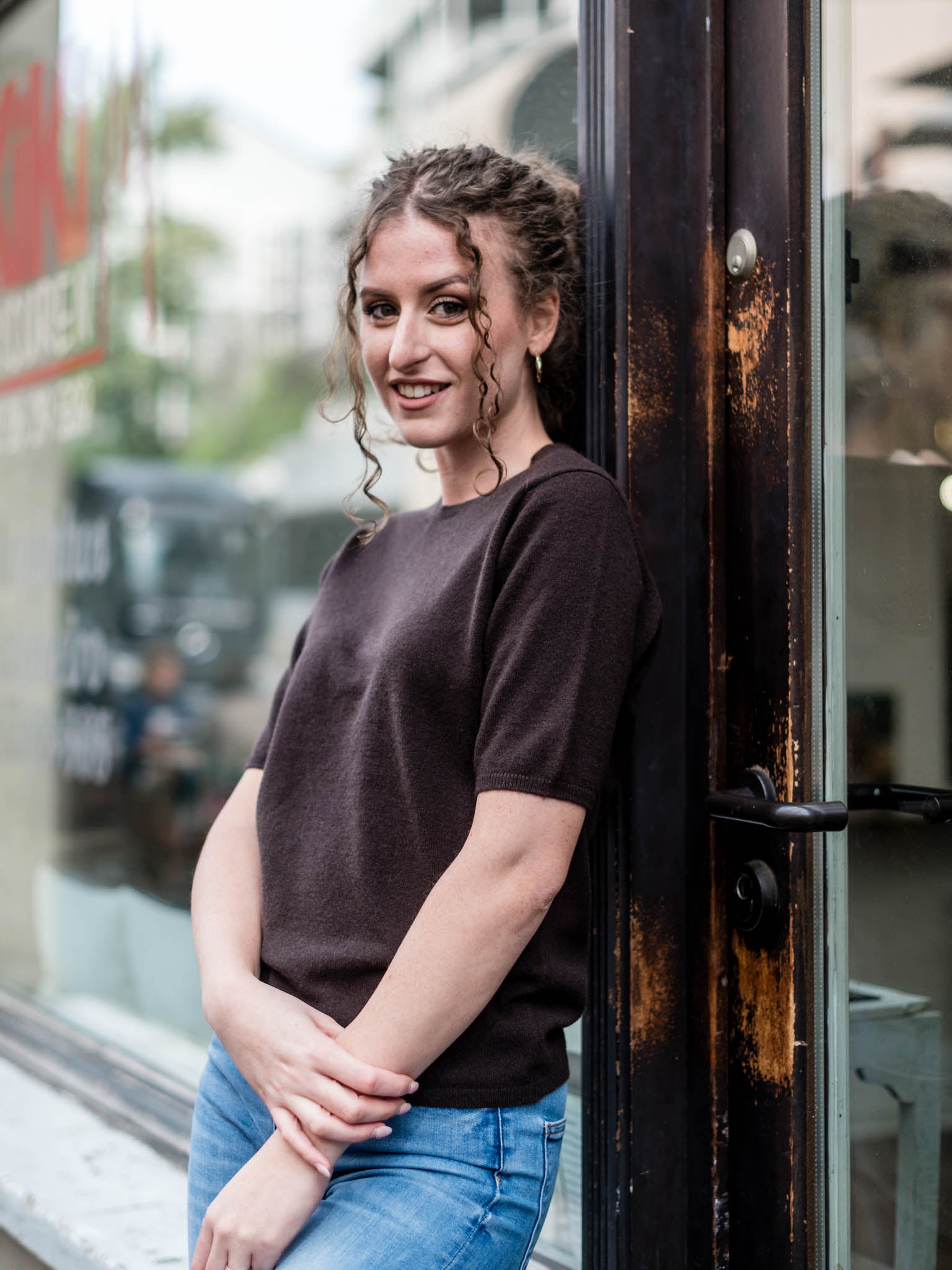 Cashmere sweaters with sleeve and C-neck, our classics