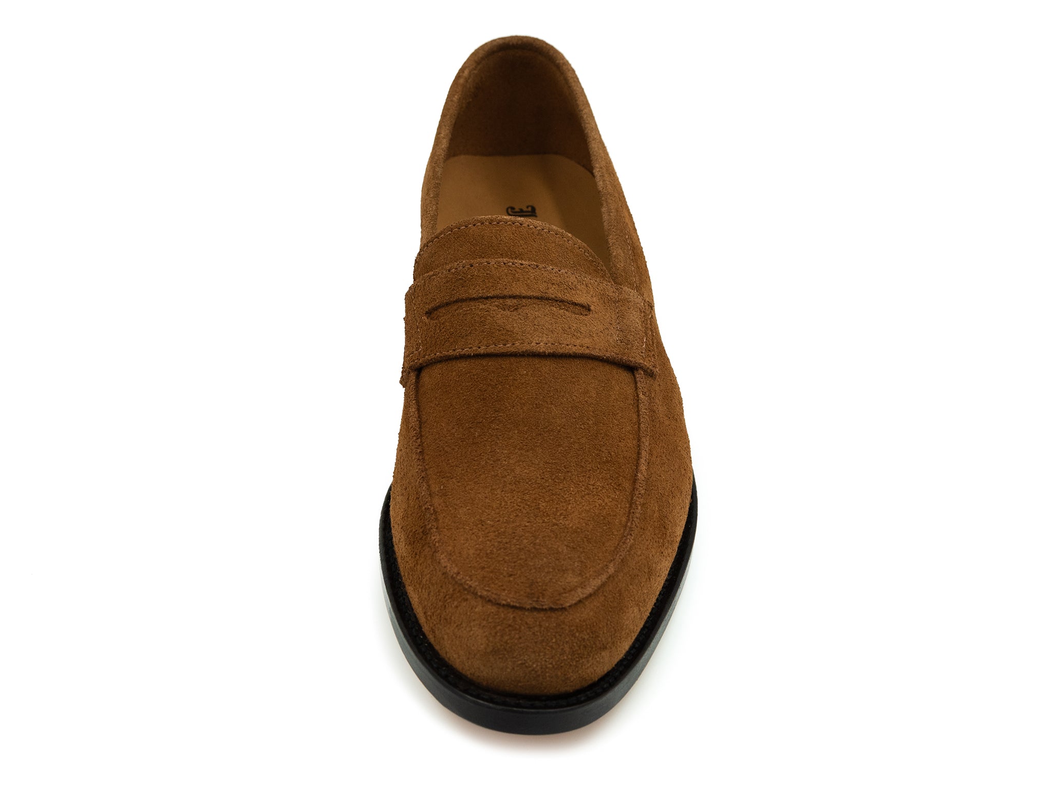Loafers in brown suede