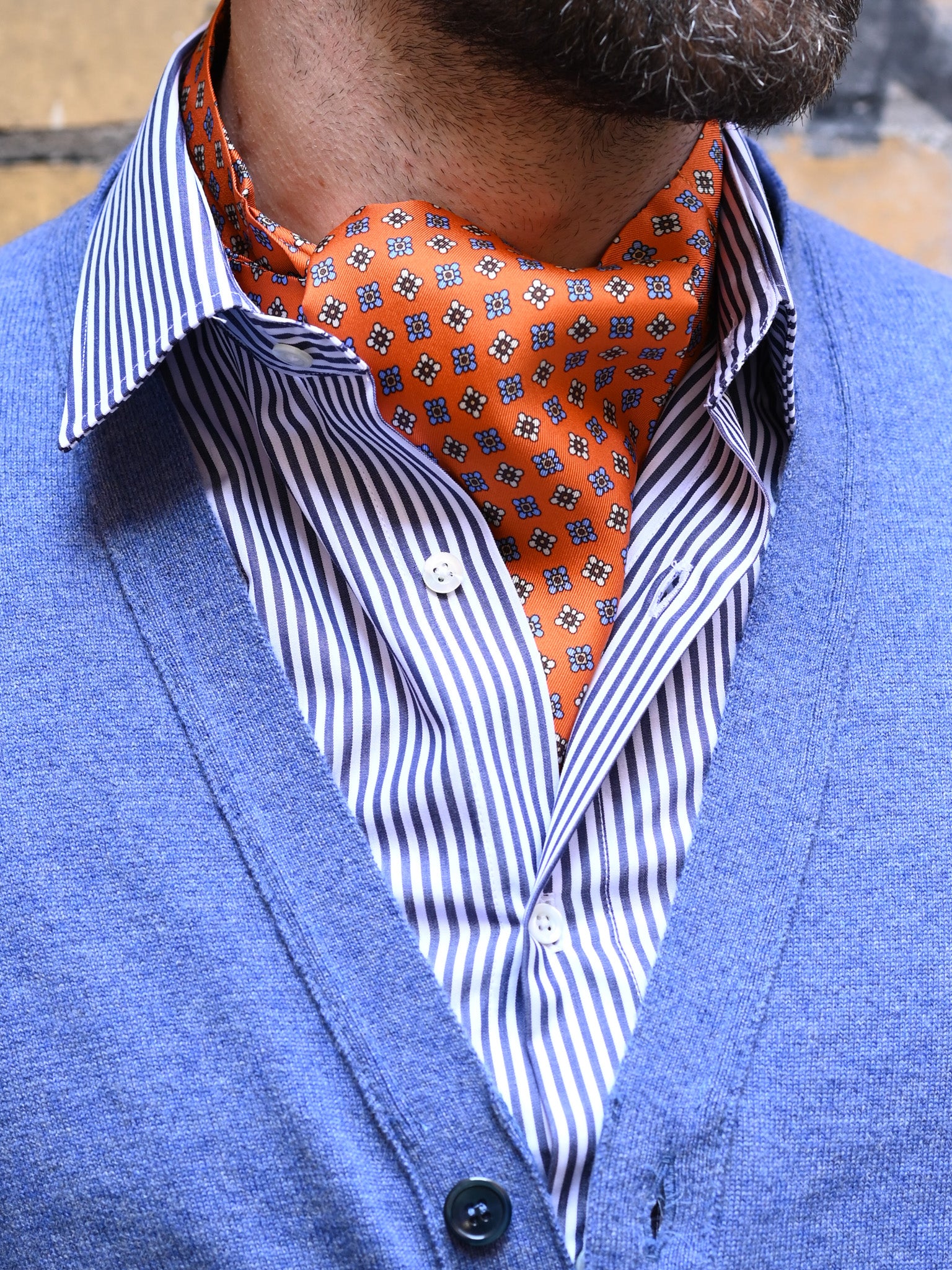 Ascot Macclesfield in Orange, Detailansicht