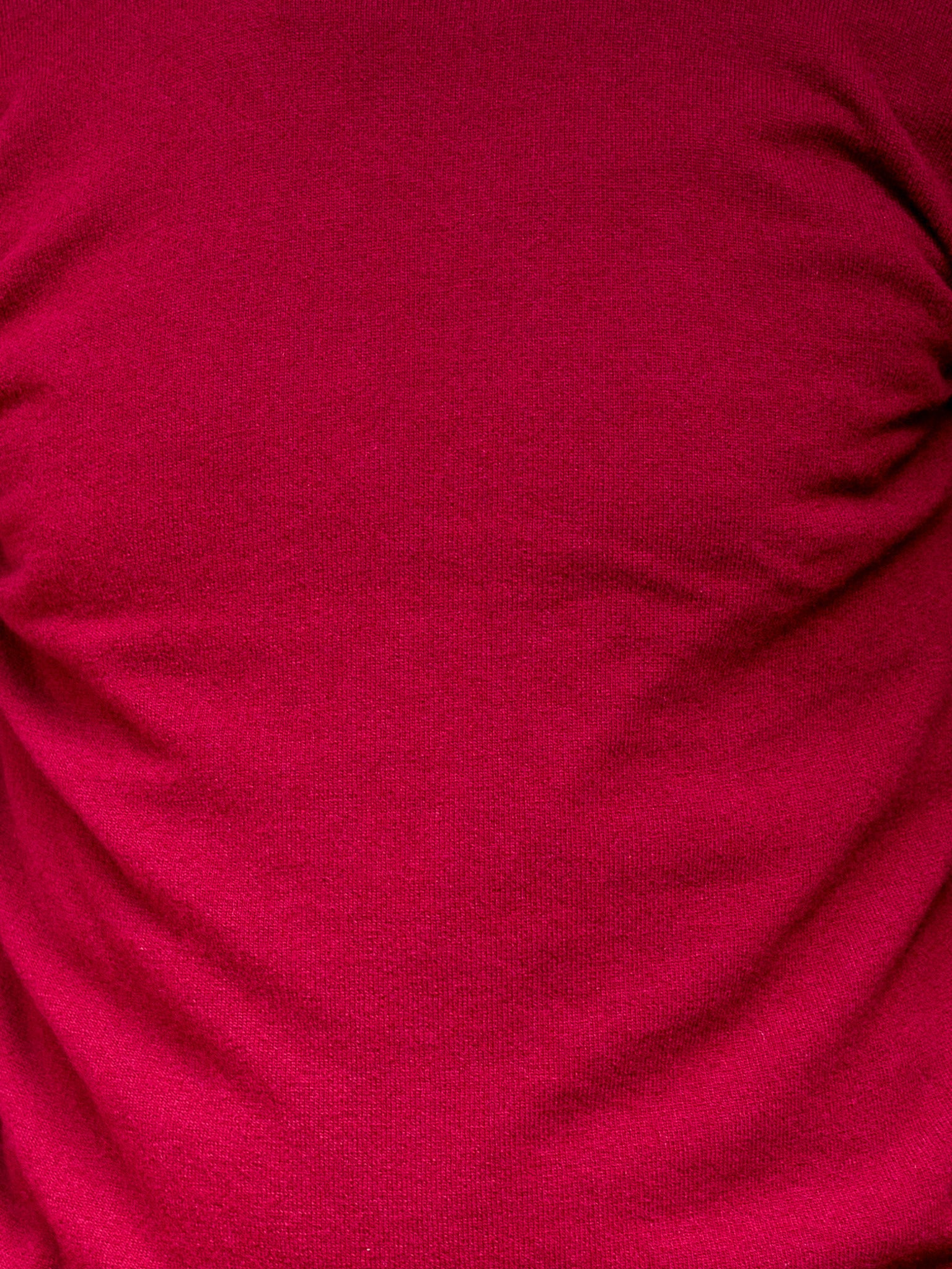 Cashmere roll collar