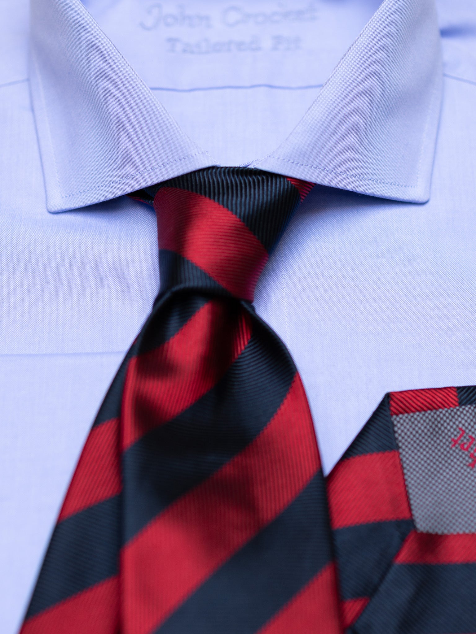 Herrenhemd Slim Fit Cut-Away in Blau, Frontalansicht