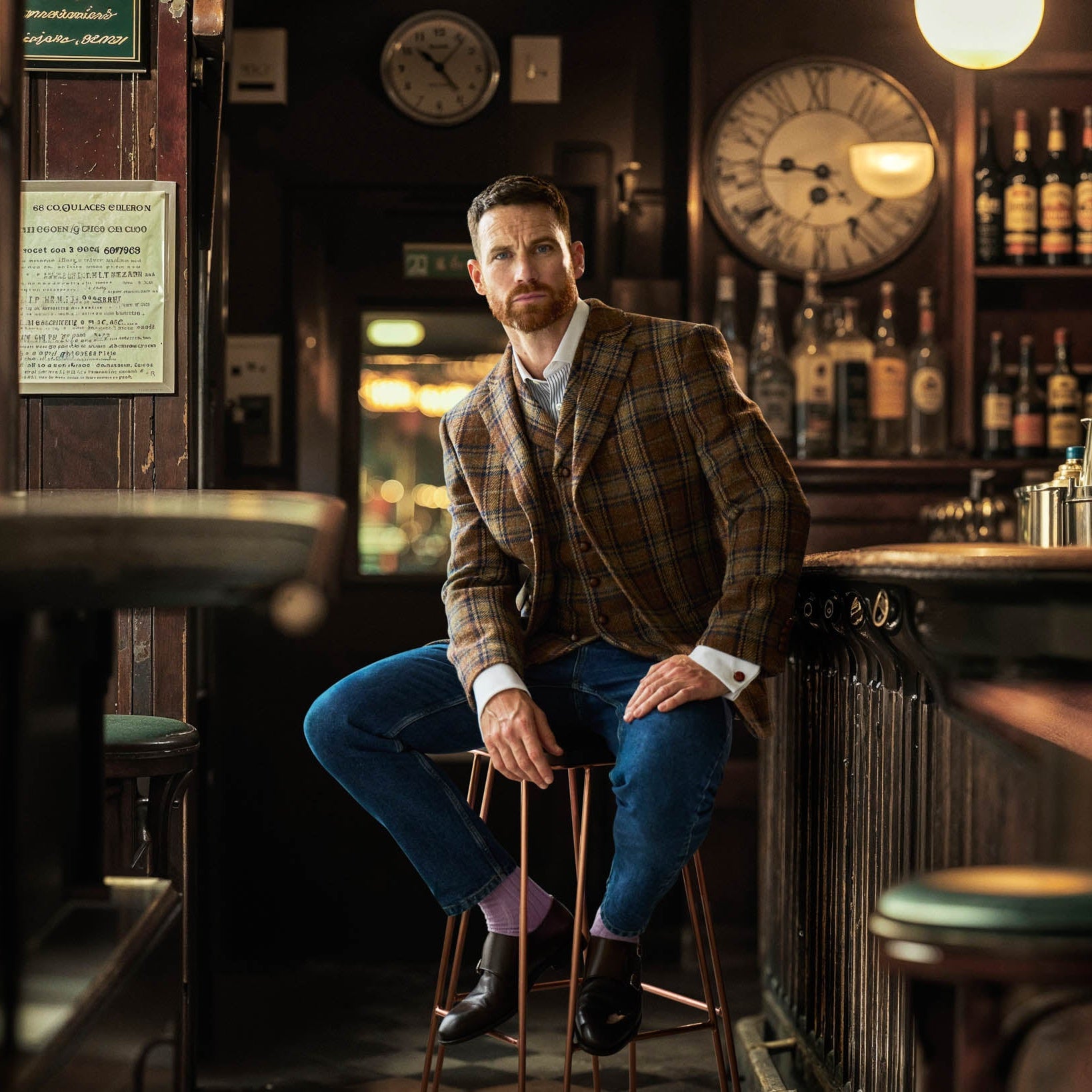 Tweed jacket in 3-Button classic from Lovat tweed