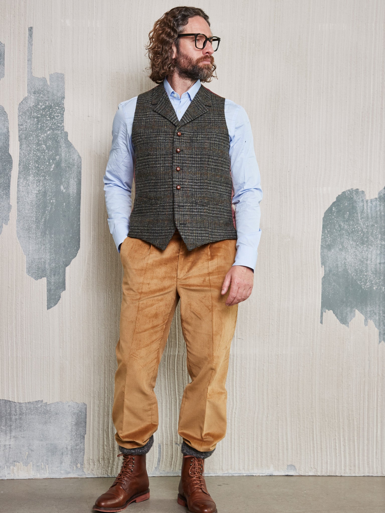 Tweed waistcoat from Harris Tweed