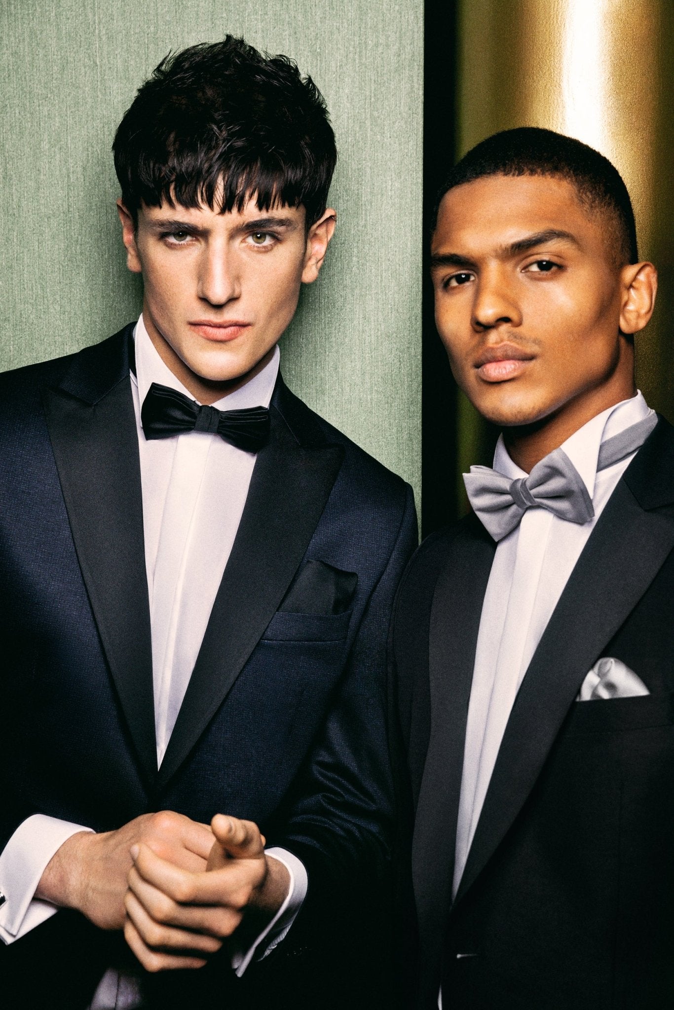 Slimline tuxedo in black by Wilvorst