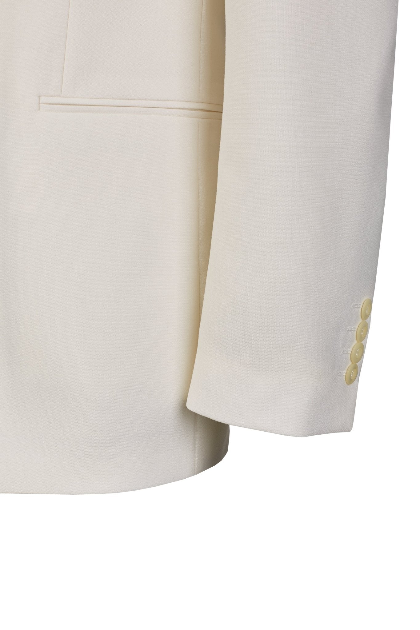 Slimline dinner jacket in white by wilvorst