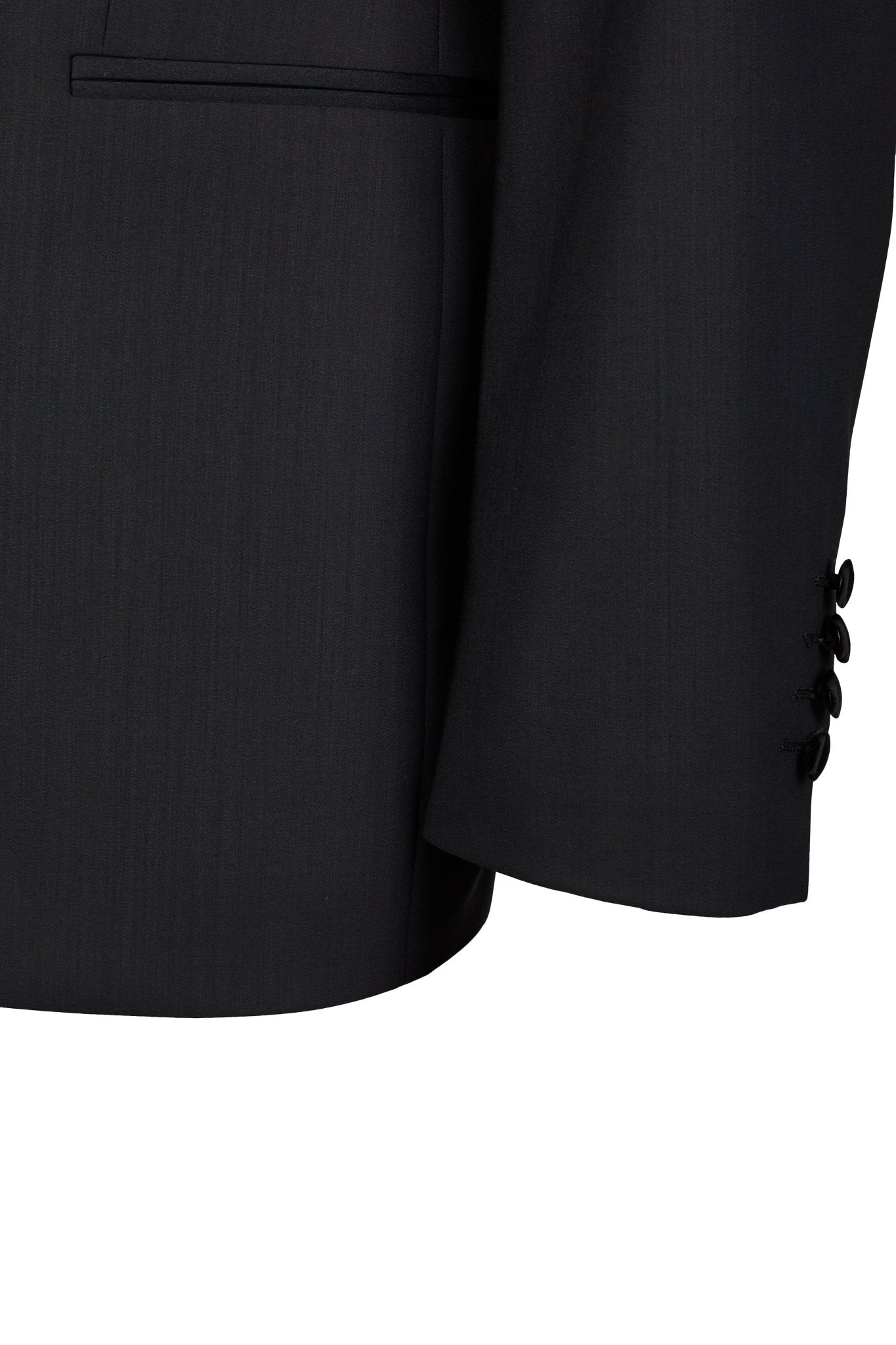 Slimline tuxedo in black by Wilvorst