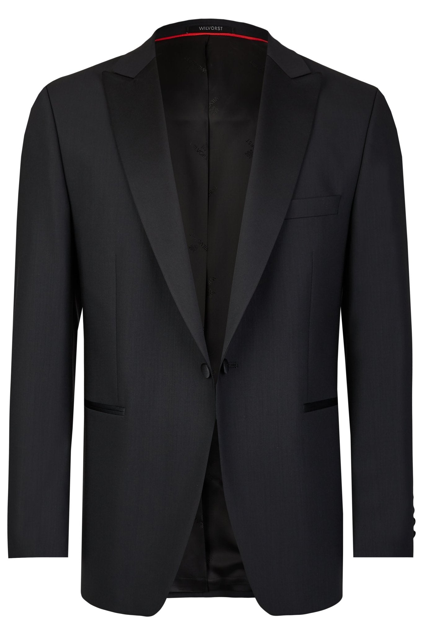 Slimline tuxedo in black by Wilvorst