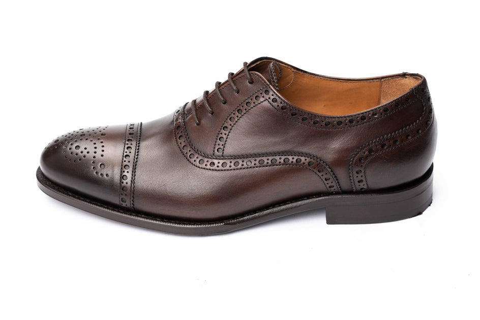 CROCKETT&JONES NEWBY SEMI BROGUE SHOES