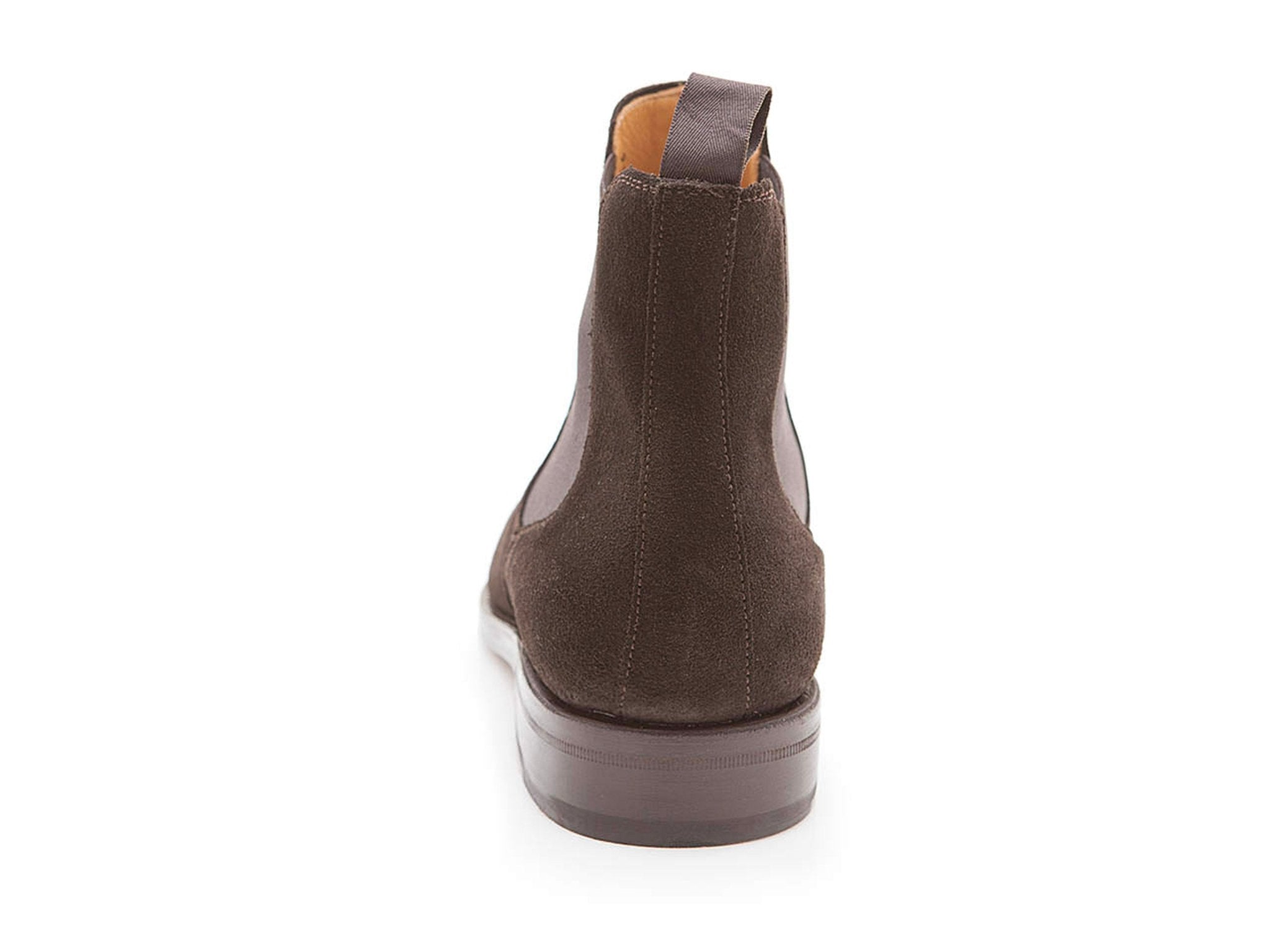 Chelsea Boots with dark brown suede leather