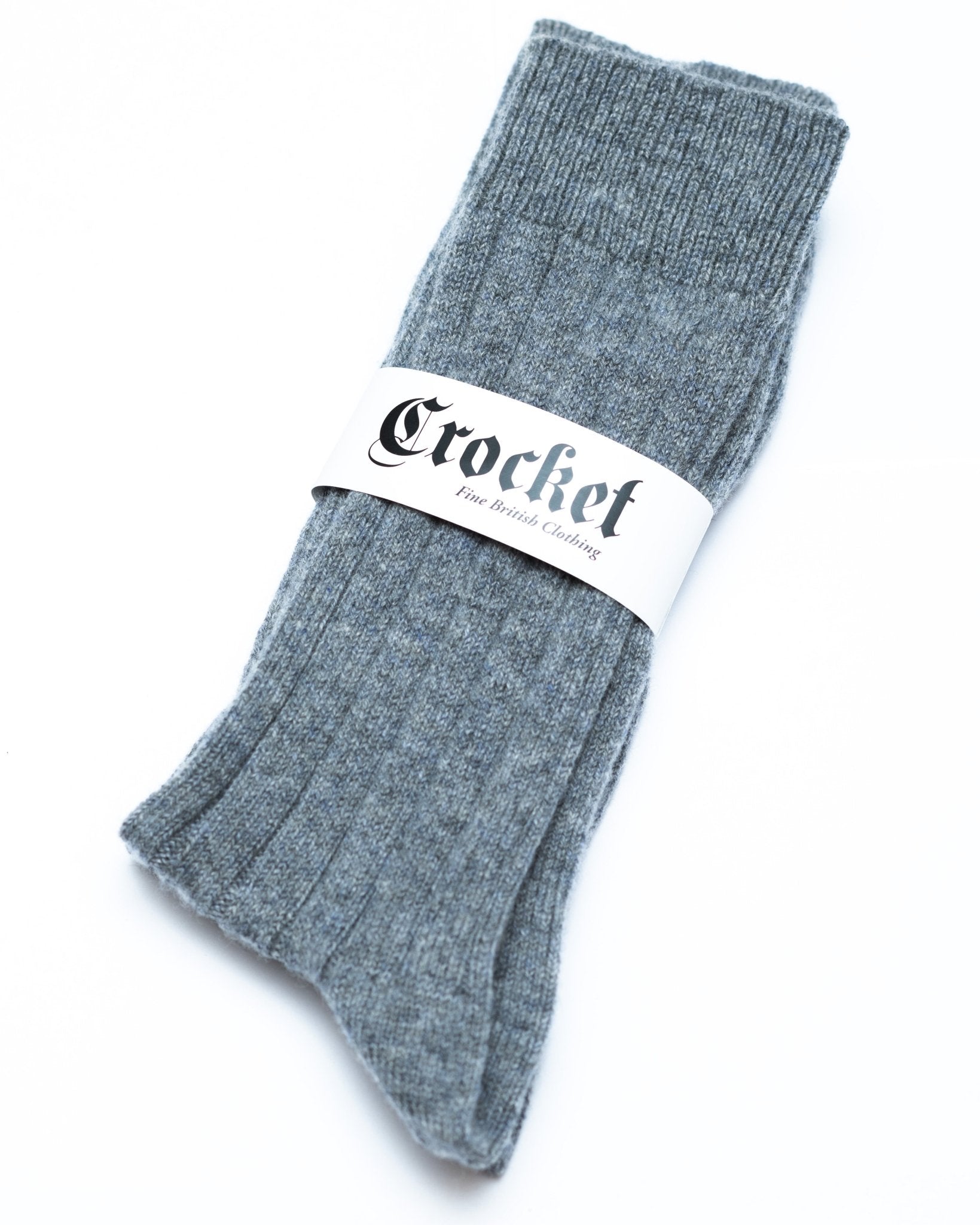 Cashmere socks in gray