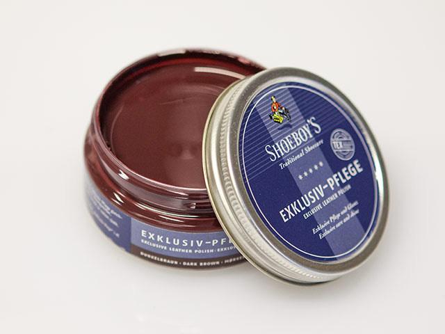 Schuhpflege: Schuhcreme in burgundy | John Crocket – Fine British Clothing