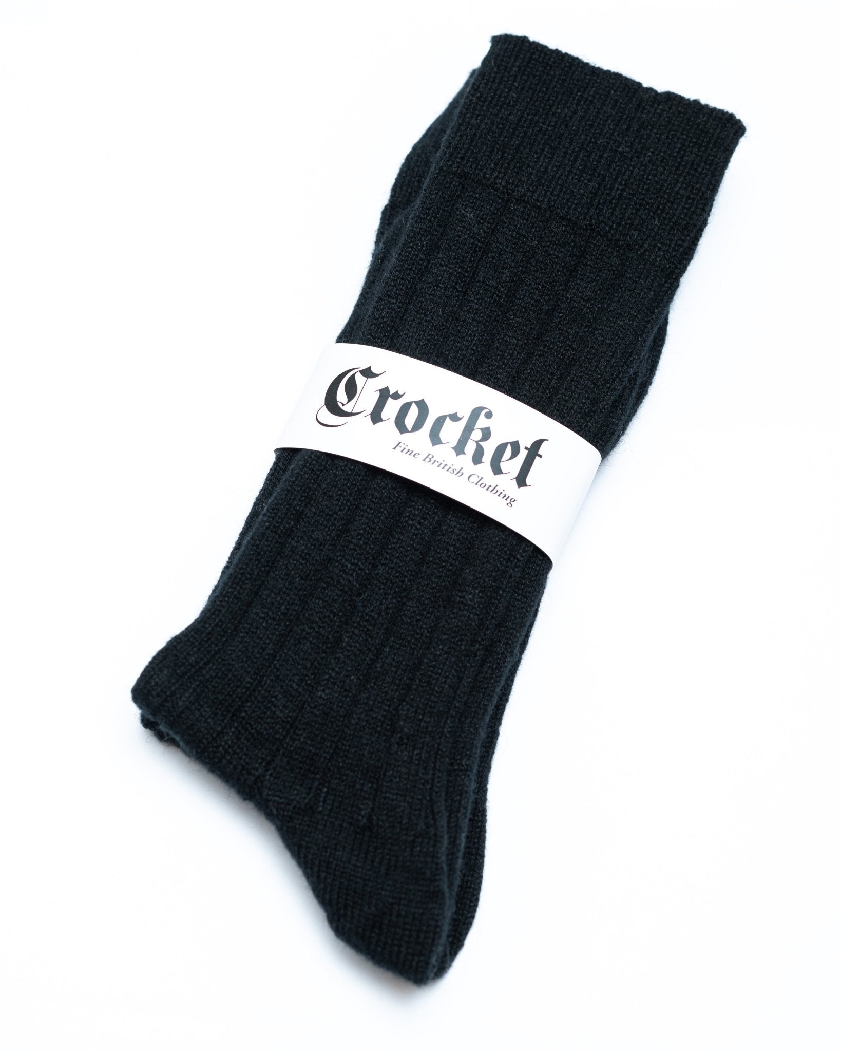 Cashmere socks in black