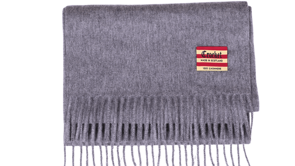 Cashmere scarf plain