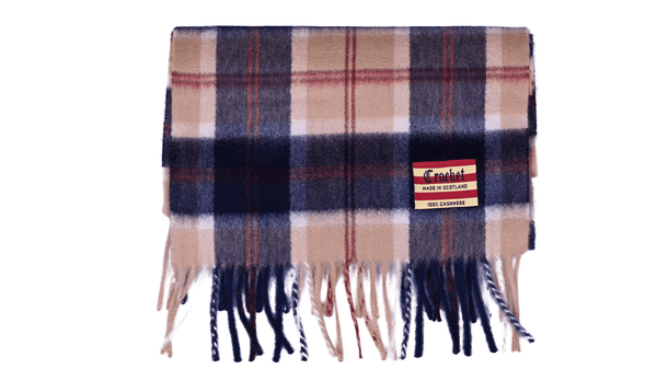 Cashmere scarf tartan