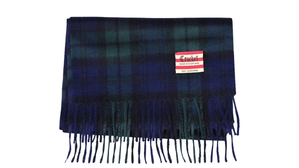 Cashmere scarf tartan