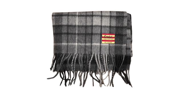 Cashmere scarf tartan