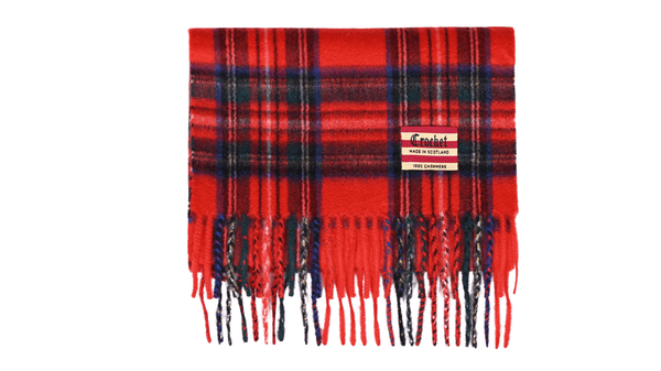 Cashmere scarf tartan
