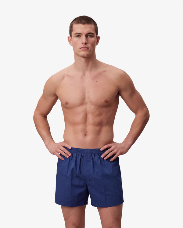 Boxershorts Midnight Navy Frontalansicht — John Crocket