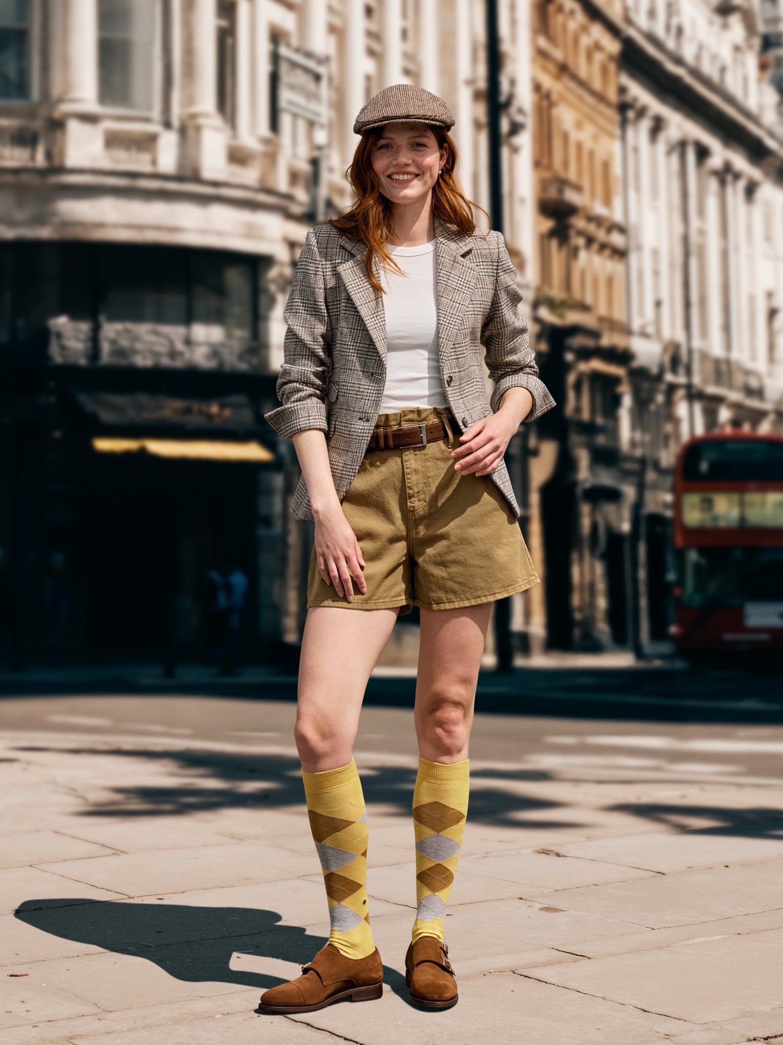 Tweed Blazer in Lovat Tweed