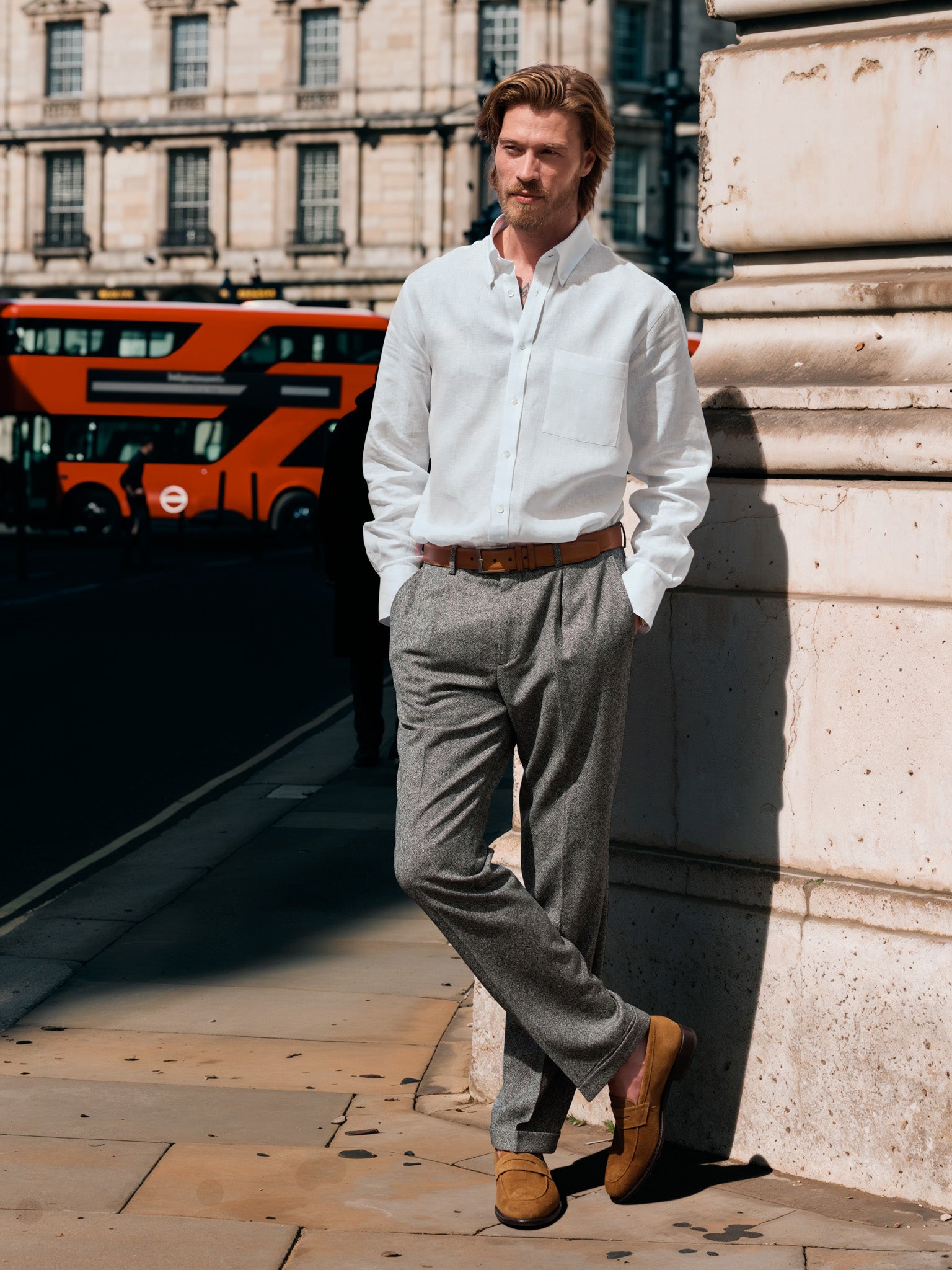 Tweed suit in 3-button Classic from Moon Tweed