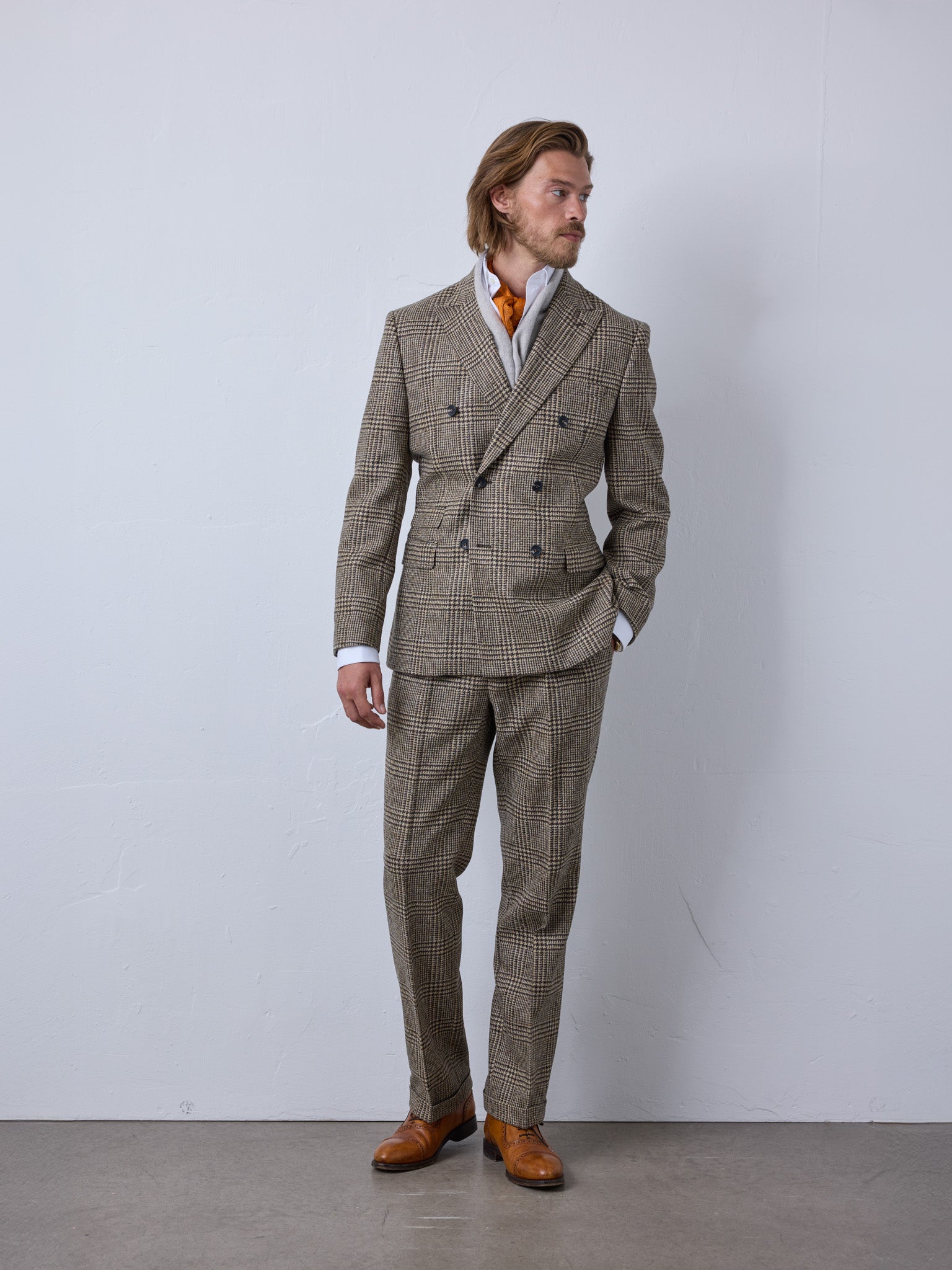 Tweed suit in 3-button Classic from Moon Tweed