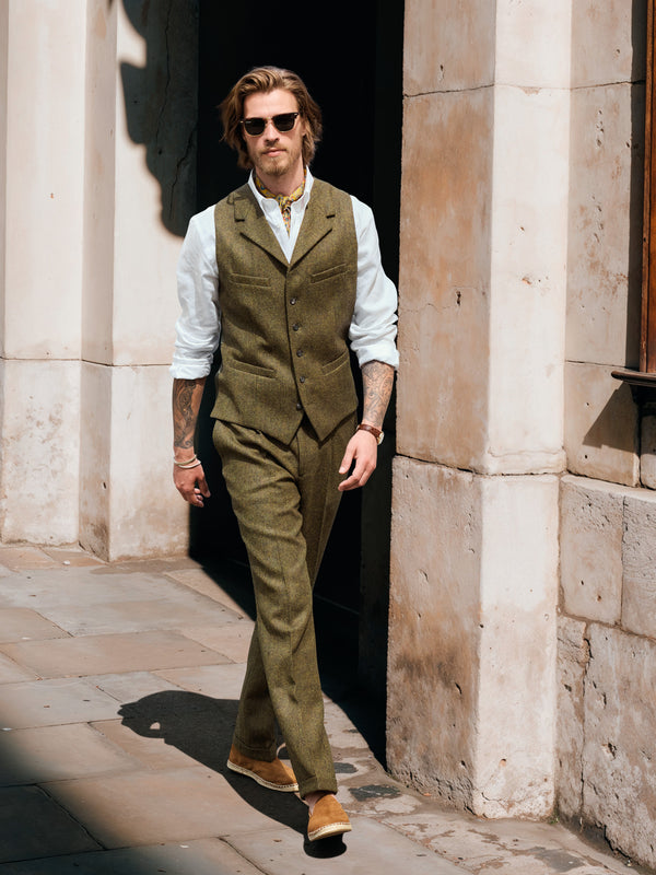 Tweed suit in 3-button Classic from Moon Tweed