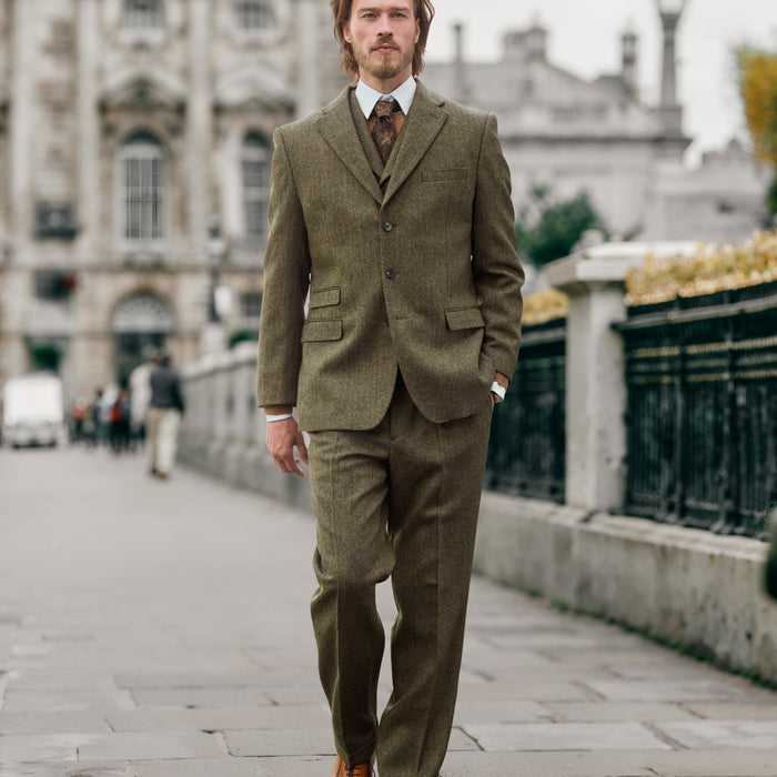 Tweed suit in 3-button Classic from Moon Tweed