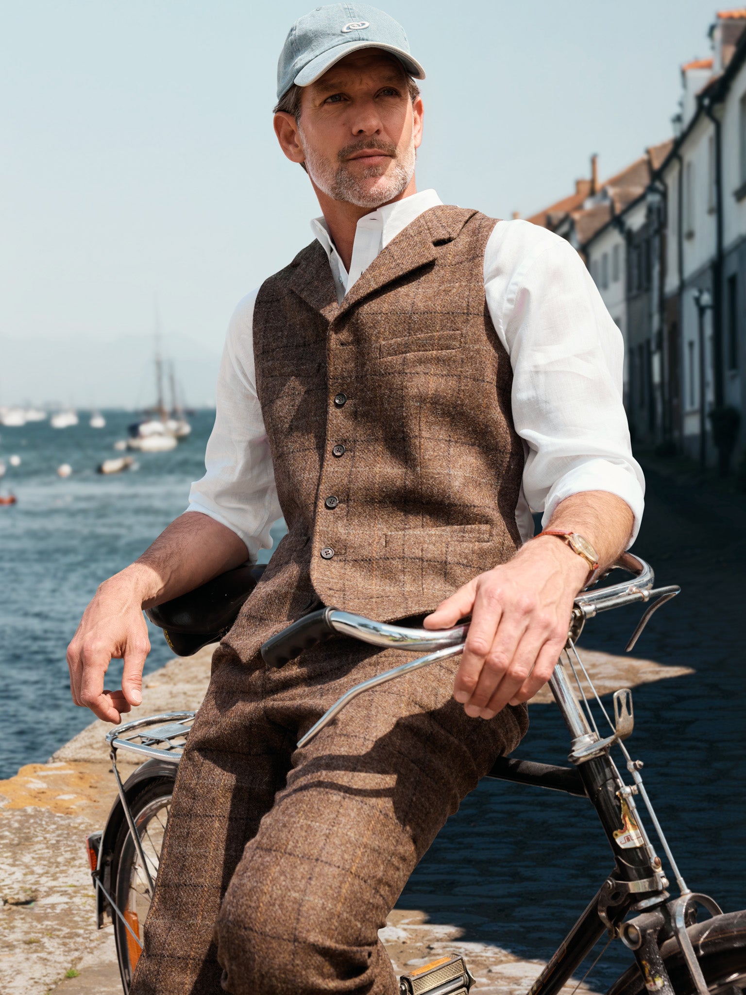 Tweed Suit Three-Piece brown | Moon Tweed