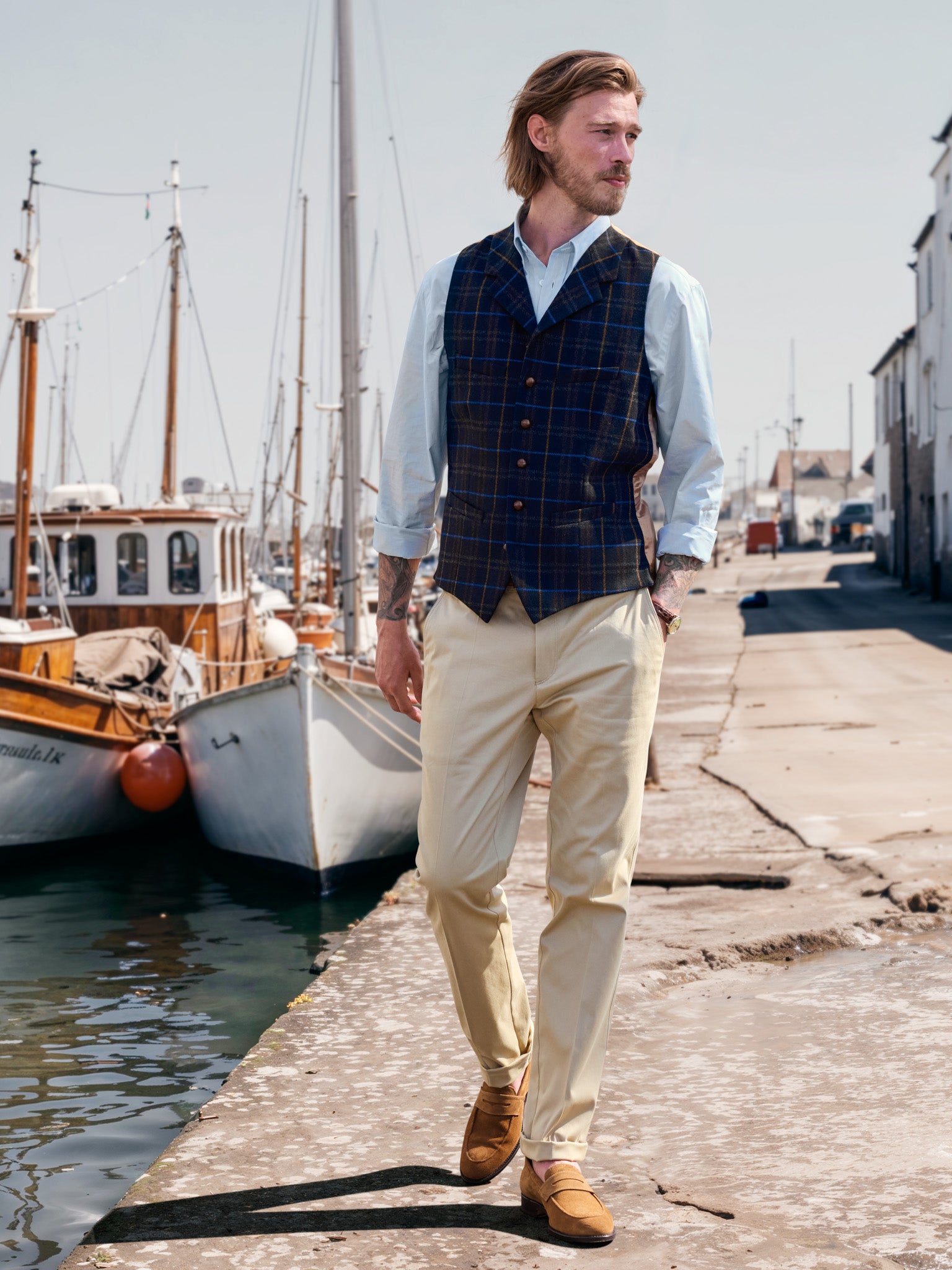 Lovat Tweed Waistcoat