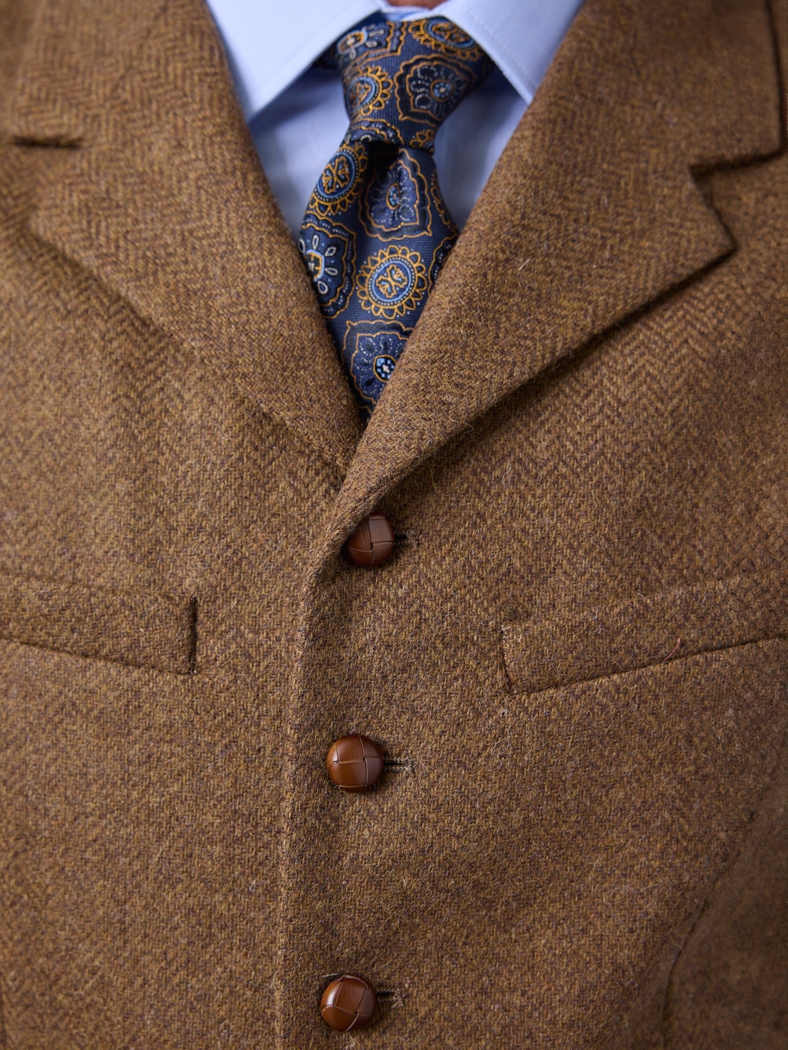 tweed waistcoat from Lovat tweed