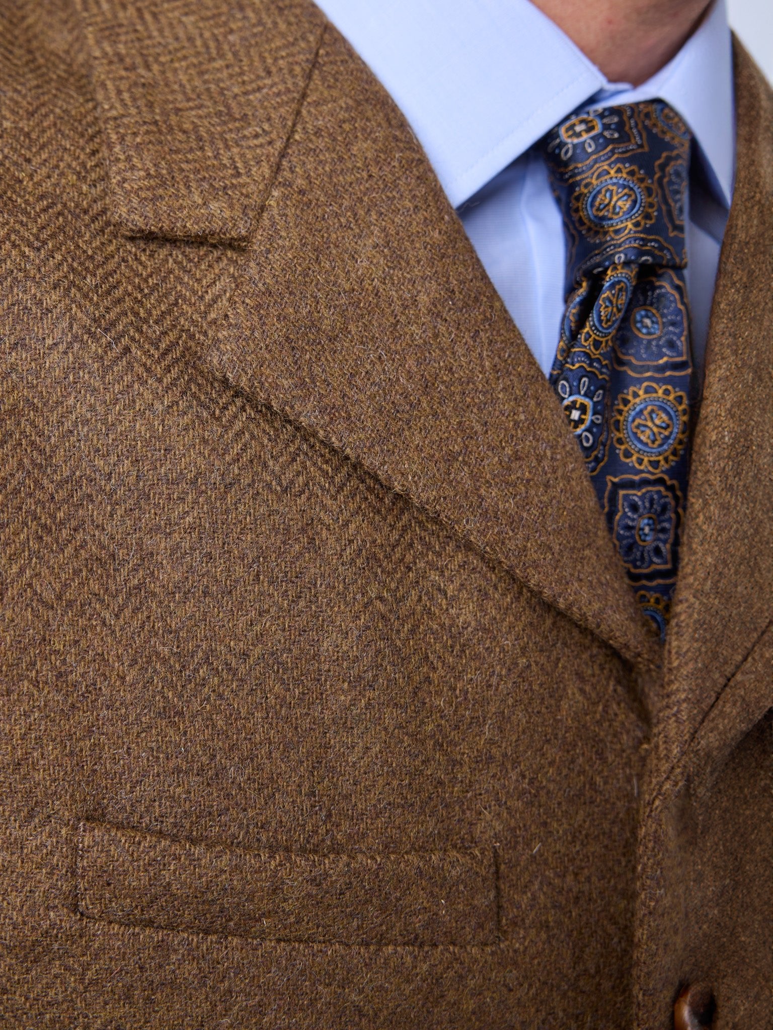 tweed waistcoat from Lovat tweed